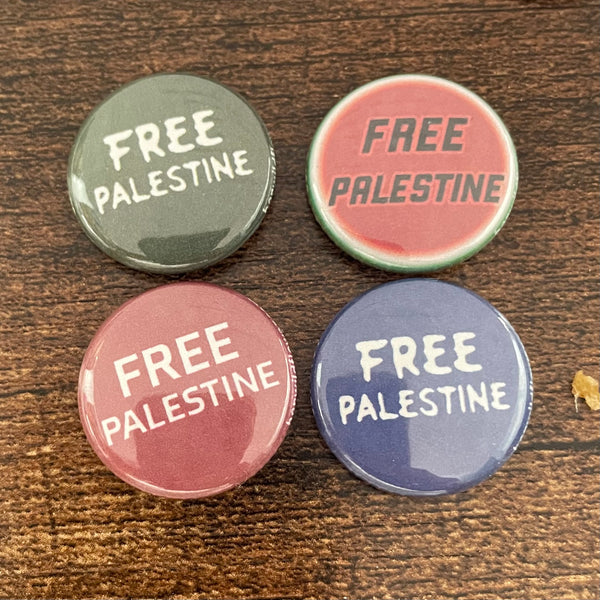 FREE PALESTINE buttons