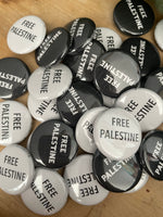 FREE PALESTINE buttons