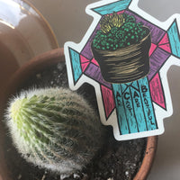 ACAB Thimble Cactus Sticker